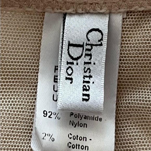 Christian Dior Beige Strapless Bra & Panty Set (Size 36 B & U.S. 10) - Picture 4 of 7